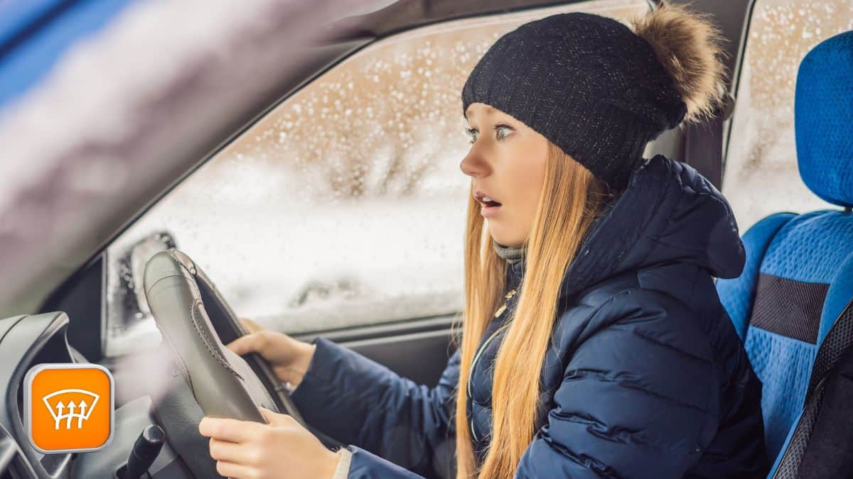 Dégivrer super rapidement votre pare-brise de voiture en hiver avec ce bouton caché