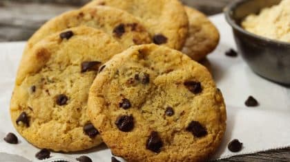 La recette rapide pour faire des cookies trop bons avec 4 ingrédients et sans gluten